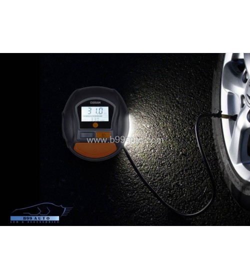 Osram TYREinflate 1000 Légkompresszor - Feltekerhető gumiabroncs pumpa